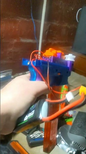 npc9 by checkyourvector firing demo #nerf #halfdarts #flycore #3dprinting