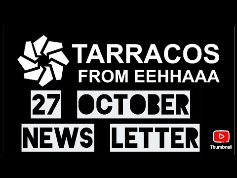 #jaalifestyle 27 OCTOBER NEWS LETTER #tarracos #eehhaaaupdate #eehhaaa