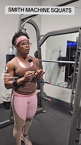 1.5K views · 5.3K reactions | #squat #smithmachinesquats #SmithMachine #legday #deejsfitnation Squatting using a Smith machine provides more stability and a fixed bar path. This makes it suitable for beginners who are not used to squatting using a barbell from a squat rack. | Dee Jackson | Facebook