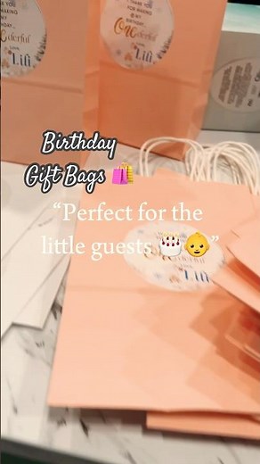 First Birthday Gift Bag Ideas for Niece | Cute Party Favor Inspiration
