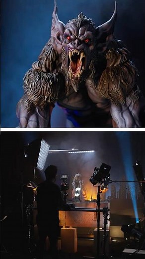 Batman Man-Bat Behind the Scenes - Man-Bat Premium Format Figure by Sideshow