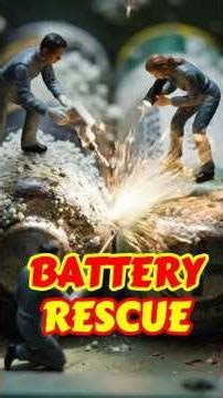 Mini Mechanics Fix a Leaking Battery! 🔋⚡ | Epic Tiny Repair