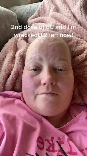 2nd dose of EC and im totally wrecked!! Obky 2 left! The end is near!!! #breastcancerawareness💕 #chemo #chemotherapysideeffects #ec #epirubicin #reddevil #breastcancer #cancertok #staypositive #countdown