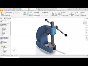 Arbor Press Mechanism | Autodesk Inventor Assembly & Animation