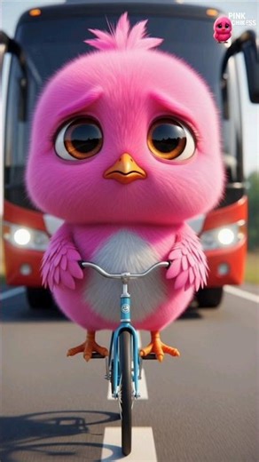 “Pink Chick vs Life Challenges… and a Happy Ending 🚲✨ (Must Watch!)”
