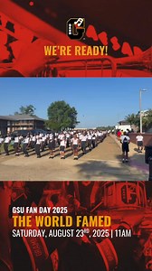 250K views · 6.2K reactions |  Only 2 DAYS away!  The 2025 GSU Fan Day kicks off at 11AM and the World Famed is READY to bring the energy! 論 #GSU #GramFam #WorldFamed #GSUFanDay #TigerPride #MarchingBand | Grambling State University Marching Band | Facebook