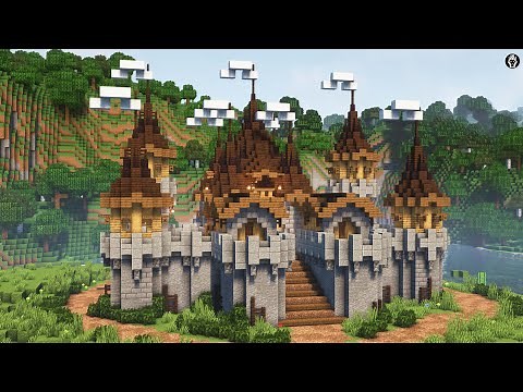 Minecraft How to Build a Fantasy Castle (Tutorial)