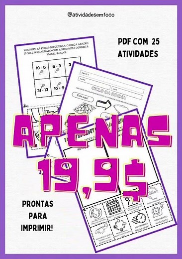 CIE: ATIVIDADES ADAPTADAS - 6°ano - COMBO 1