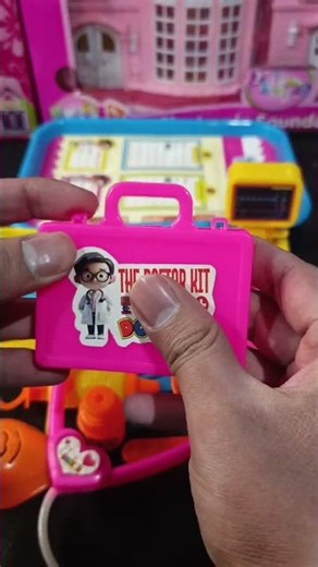 Satisfying with Unboxing & Pinkee Miniature Barbie Doctor Set Video | ASMR Fancy Doctor Kit Set