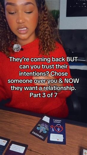 They’re coming back BUT can you trust their intentions? Chose someone over you & NOW they want a relationship. Part 3 of 7 ———————————————————————- Email rebelharpllc@gmail.com for personal readings ✨ Book a session or shop accessories & spiritual tools at www.rebelharp.com 💫 If this reading resonated, tips are appreciated CashApp: $stasiastar1107 | PayPal: rebelharpllc@gmail.com #pickacardreading #tarotreading #energyreading #collectivereading #tarot