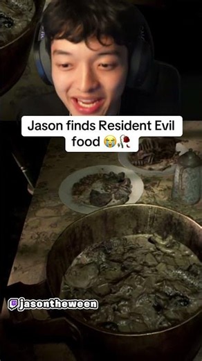 Jason finds Resident Evil food 😭🥀 #jason #funny