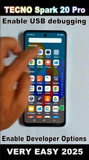 How to Enable /Developer Options in TECNO Spark 20 Pro – Open Advanced Settings 2025 #smartphone