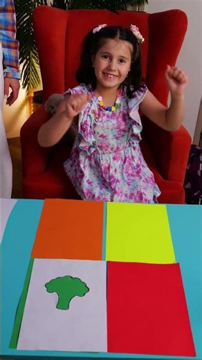 🌟 رحلة الألوان المدهشة مع الخضروات! #تعليم #أطفال