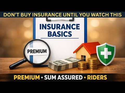 COMMON INSURANCE TERMS EXPLAINED | PREMIUM, SUM ASSURED, RIDERS AND MORE