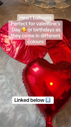 Heart Balloons: Perfect for Valentine's Day and Birthdays