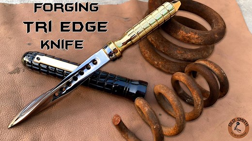 How i Made Jagdkommando Tri Edge Knife | Random Hands