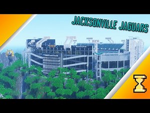 Recreating the Jacksonville Jaguars stadium in Minecraft!