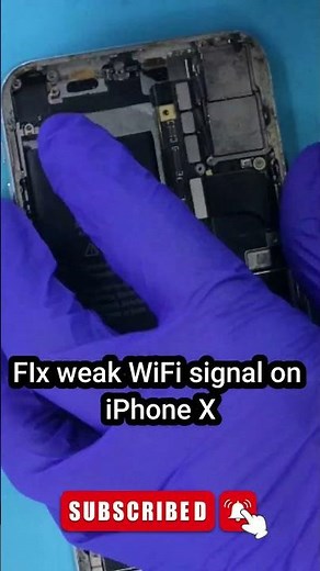 iPhone X weak WiFi signal Repair✅