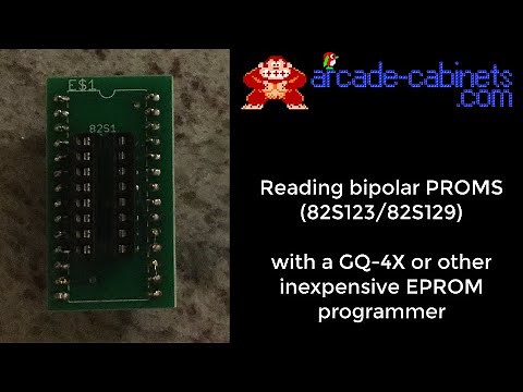 Reading bipolar PROMS (82S123, 82S129, 82S131) on a GQ-4X or other inexpensive EPROM programmer