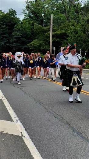 7.8K views · 117 reactions | Cold Spring Harbor community lined Main Street to honor its student-athletes — a wave of Seahawks who brought home state titles this year across multiple sports. | Greater Long Island | Facebook