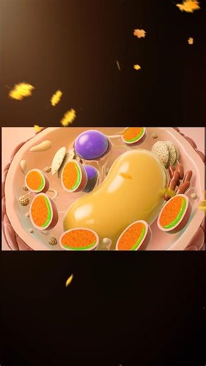 plant cell in 3d estimated #3danimation #biology