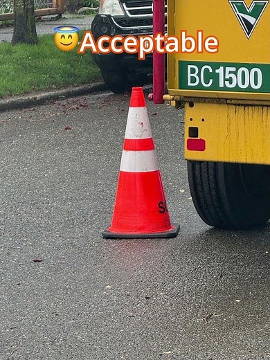 Acceptable, Marginal, or Unacceptable? A traffic cone roundup