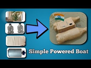 How To Make Simple Motor Boat With Cardboard and Bottle। DIY Boat Making।Class 6/7/8 Science Project