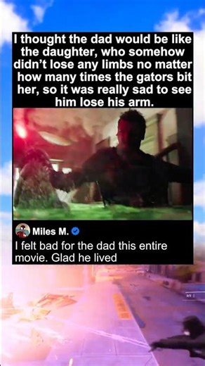 Crawl (2019) - The alligator bit off the father’s arm