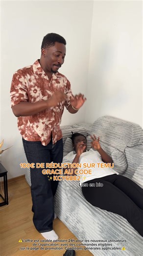 100€ de Reduction sur ce Sofa de chez TEMU avec le code : ✨kcy6882✨Lien en bio. ⚠️L’offre est valable pendant 24h pour les nouveaux utilisateurs de l’application, avec des commandes éligibles sur la page de promotion. Conditions générales applicables.⚠️ #temu #haultemu #couple #humour #prank