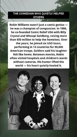 ROBIN WILLIAMS’ KINDNESS THAT OUTLASTED HIS LAUGHTER 🎭
