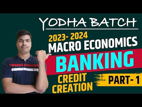 Credit creation by commercial bank | Banking Part 1. Class 12 Macro economics | DEPOSIT MULTIPLIER