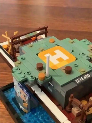 I have built SEALAND out of LEGO @Sealandofficial