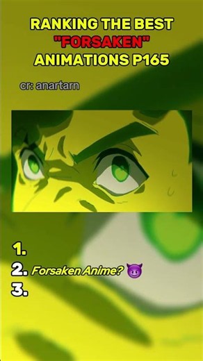 Ranking the Best Forsaken Animations | P165 (Forsaken Roblox)