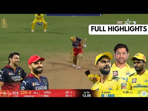 RCB vs CSK 11th Match IPL 2026 Highlights | IPL Highlights 2026 | Cricket ipl 2026 highlights today