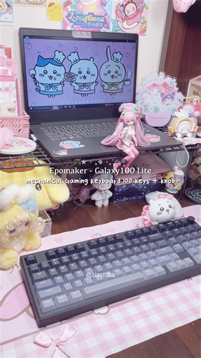 #desksetup #aesthetic #keyboard #mechanicalkeyboard #aestheticdesk #tech #gamingsetup