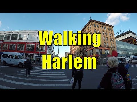 ⁴ᴷ Walking Tour of Harlem, Manhattan, NYC - 125th Street (Dr. Martin Luther King Jr. Boulevard)