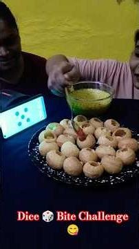 Dice 🎲 Bite Challenge 😋#bitechallenge #foodgames #shortsfeed #viral #shorts