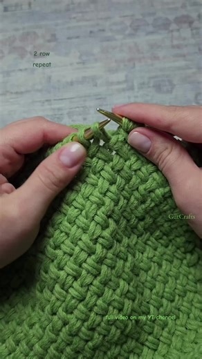 Criss Cross Wicker Knitting Stitch Tutorial