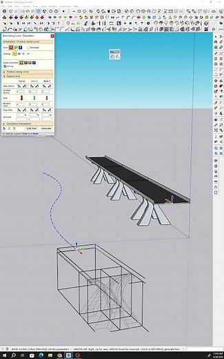 Create curved structures instantly with FredoBend #sketchup #tutorial