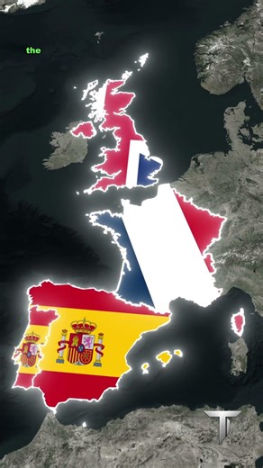 What If SPAİN Attacked Its Neighbors? #shorts #history #spain #map #portugal #england