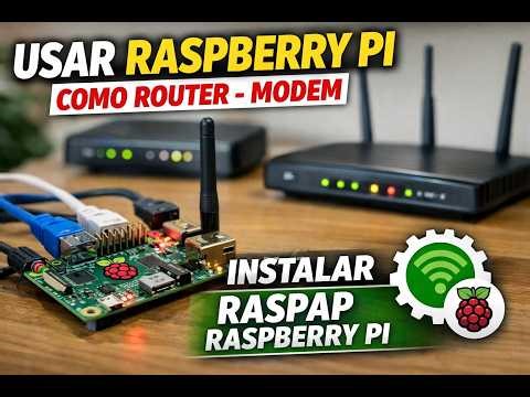 Usar Raspberry PI como Router - Modem, Instalar RaspApp Raspberry Pi