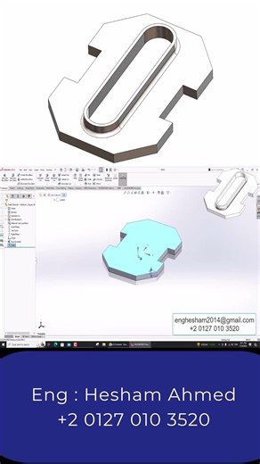 Solidworks Exercise No. 135 #solidworks #hesham_solidworks #cad #engineering