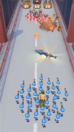 Epic Bridge Battle Run 🔥 Spec Ops 9 vs Zombies | Massive Army Clash Gameplay 2026 #shortvideo