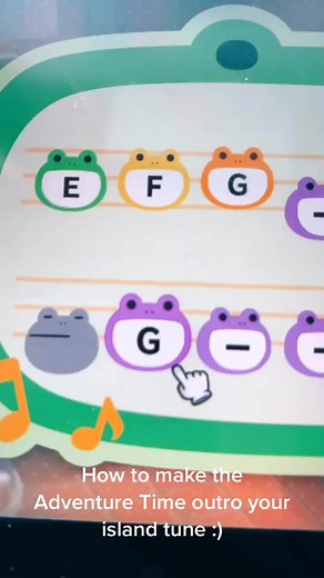 How to make the Adventure Time outro your island tune! #acnh #animalcrossingnewhorizons #fyp #xyzbca #foryou #animalcrossing
