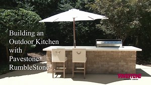 Build it once and enjoy it forever. See how a RumbleStone® outdoor kitchen comes together step by step, creating a permanent place to cook, gather, and entertain. #SetItAndForgetIt #Rumblestone #OutdoorLiving #Pavestone | Pavestone Company