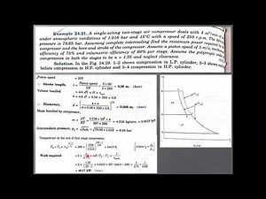 Single Acting Two Stage Air Compressor Problems || Air Compressor Numericals in thermodynamics