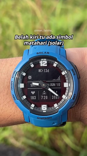 Sesuai untuk aktiviti outdoor. Jam ni ada lebih 30 jenis sport mode dan dilengkapi dengan GPS yang sangat accurate. Yang best lagi, batteri dia memang takkan habis sebab boleh cas dengan solar. Just pakai dekat outdoor and dia akan auto-charge. Orang tangan kecik macam aku kalau nak pakai jam ni takde masalah, dia tak nampak besar sangat kat tangan. Design pun minimalist. Dapatkan sekarang! ⚠️⚠️⚠️ BEG KUNING KAT BAWAH MERUPAKAN MODEL INSTINCT 2, BUKAN INSTINCT CROSSOVER YANG AKU REVIEW DALAM VID
