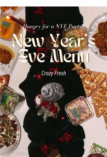 We got what you need for your New Years Eve party😎 one you’ll never forget 🥂 #nye #partyfood #easysnacks #newyear #fyp