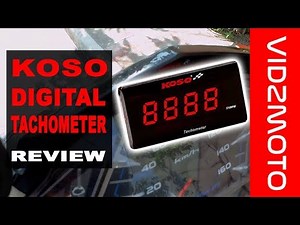KOSO Digital Tachometer on Honda Click 150i