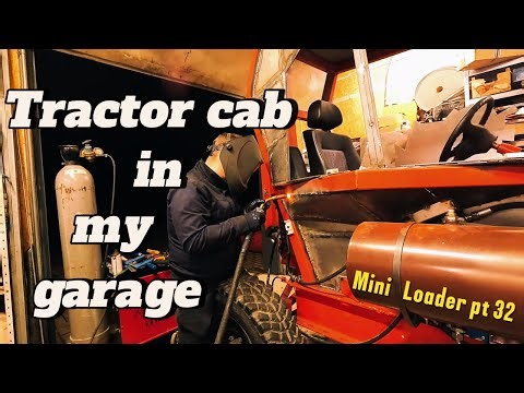 Homemade loader cabin from sheet metal